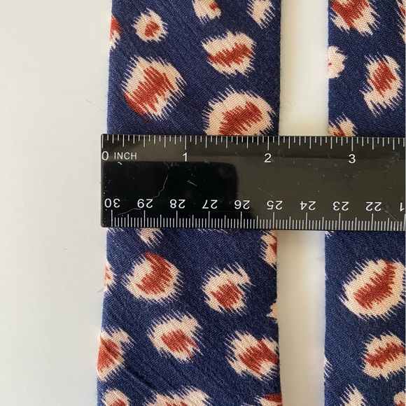 frank & buck, The All Cotton Barazoto tie in a cheetah pattern, animal print. - Picture 5 of 5